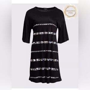 BNWOT Retail: $775  BALMAIN Jersey T-Shirt Dress Size Small